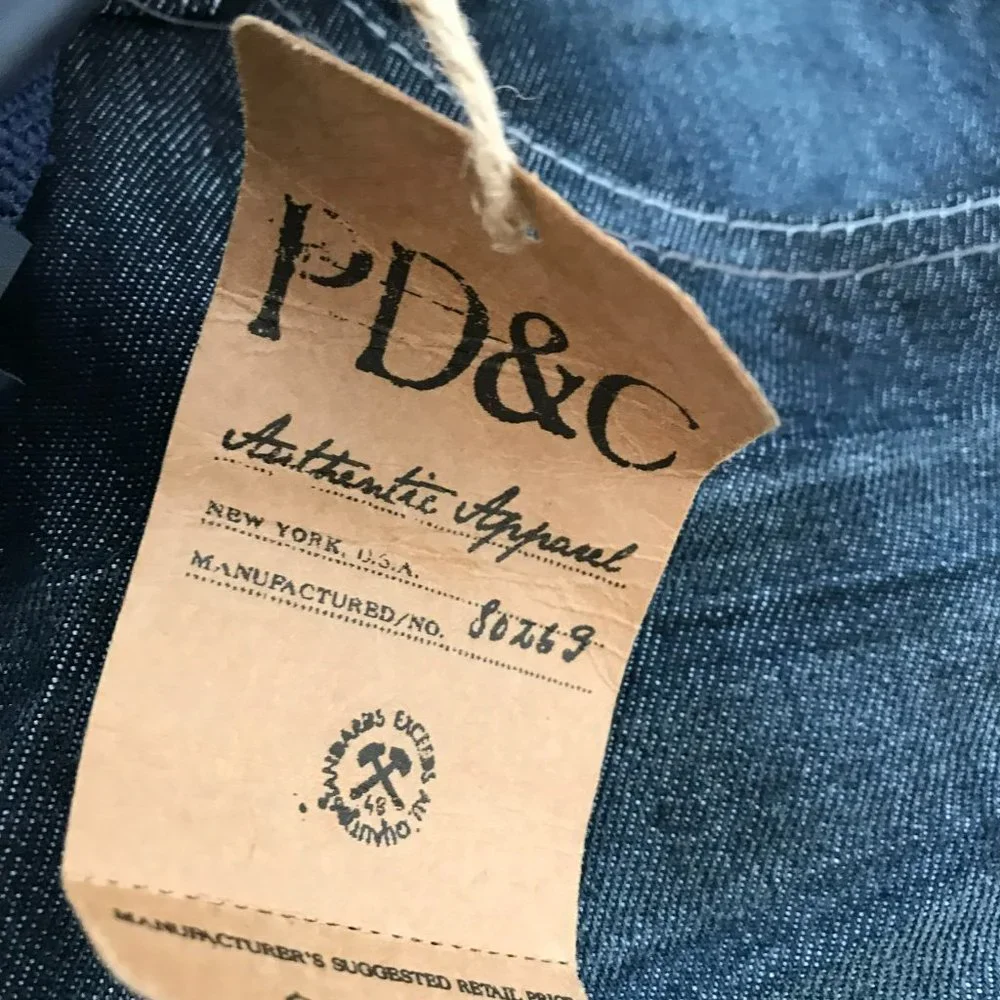 NWT PD&C, Men Jeans, W32xL30, Ezra, Fit Slim Straight, Authentic Apparel NY - Picture 6 of 8